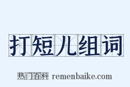 打短儿组词是什么意思的图片